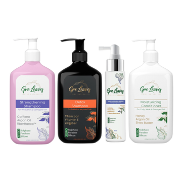 GreLeaves Complete 4 Step Hair Care System