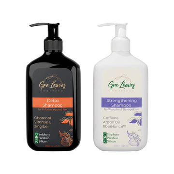 Strengthening and Deep Cleansing Set (Detox & Strengthening Shampoos)